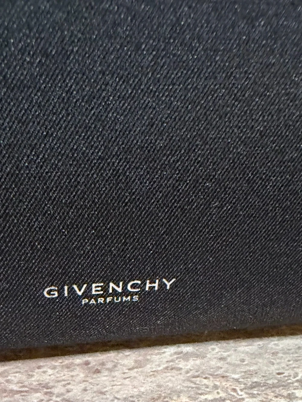 NWOT Givenchy Parfums Black Cosmetic Bag/ Pouch
